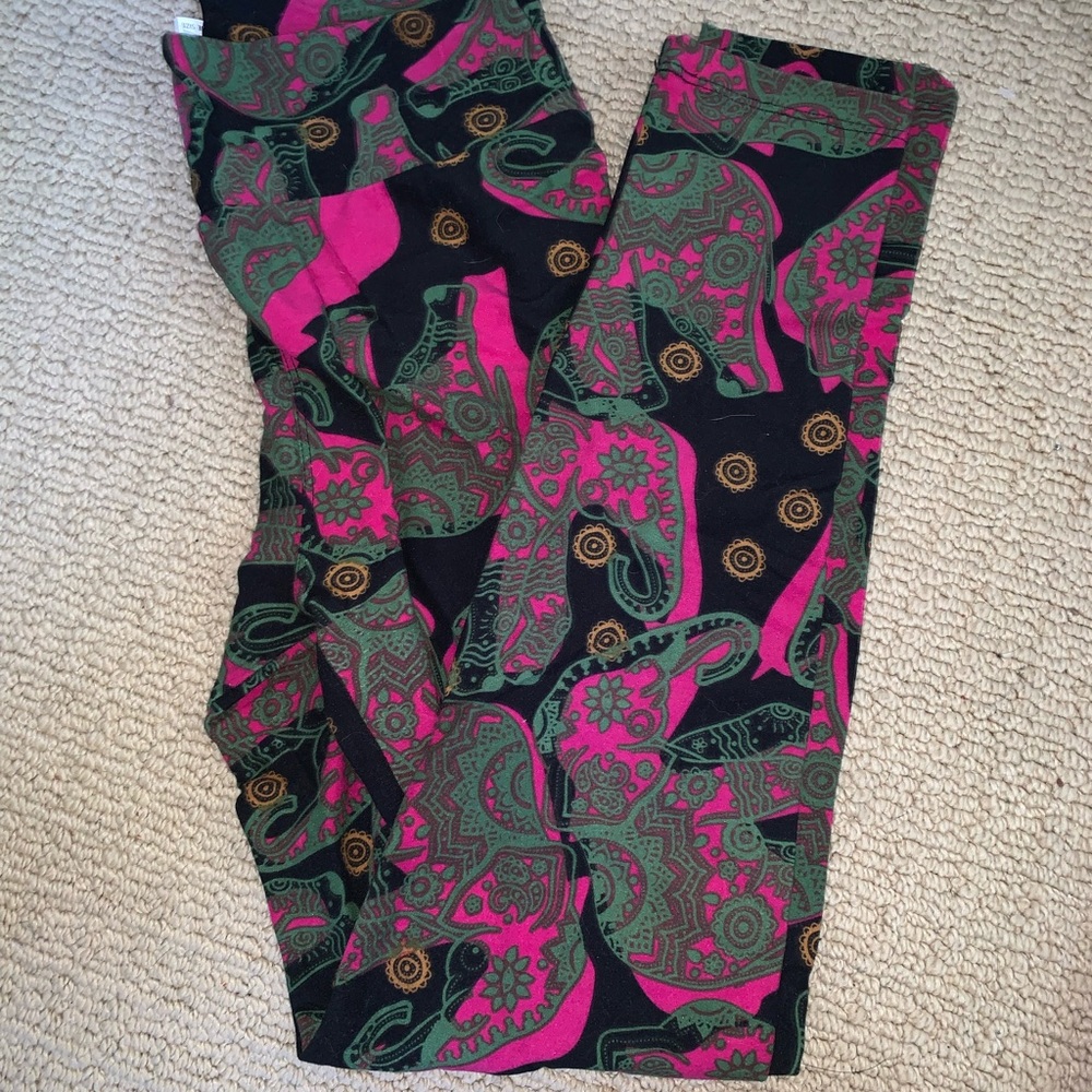 Elephant LulaRoe OS Leggings